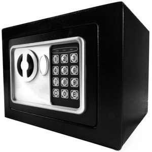 Safebox High Security Steel Safe Box Home Office Digital Keypad and Two Keys - Black by HyFive