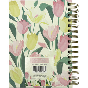 Tulip A5 Chunky Notebook - Multicolour