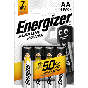 Pack of 4 Max Alkaline AA by Energizer