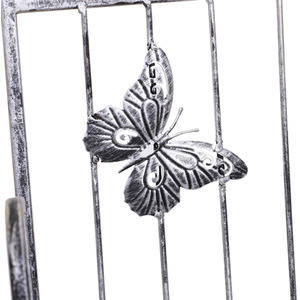 Outsunny 3 Tier Metal Folding Plant Stand - Silver Grey by Outsunny