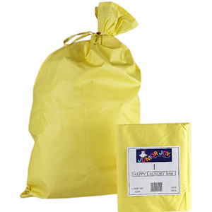 Junior Joy Nappy Laundry Bag - Yellow by Junior Joy