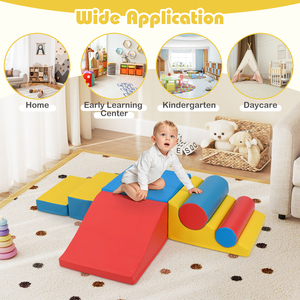 7-Piece Soft Play Toys Set - Multi-color by Costway