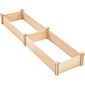 Wooden Raised Garden Bed Divisible Planter Box - Wood by Yaheetech