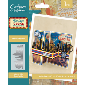 Vegas Skyline Metal Die - Silver by Crafters Companion