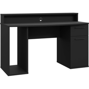 Power Z Compact Gaming Desk - Black by Flair