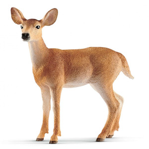 SCHLEICH Wild Life White-Tailed Doe Toy Figure - 14819 - Multi-colour by SCHLEICH