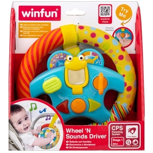 Wheel 'N Sounds Driver - Blue by Winfun