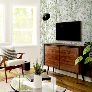Tranquil Wallpaper - Green by Arthouse