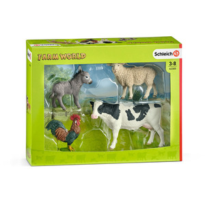 SCHLEICH Farm World Starter Toy Figures Set - Green by SCHLEICH