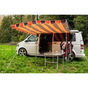 Olpro Shade Camper Van Canopy - Brown/Orange by Olpro