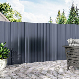 Steel Corrugated Panels Set by Garden Sanctuary