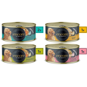Encore Wet Dog Food in Broth Tins by Encore
