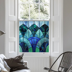 Milan Stained Glass Privacy Window Film by Creative Printing Solutions