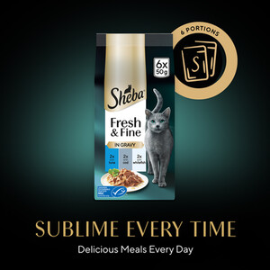 Sheba Fresh and Fine Wet Cat Food - Tuna, Salmon and Trout by Sheba