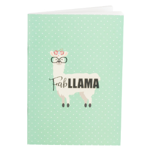 Llama Polka-Dot Notebook - A5