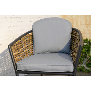 Beaumont Rattan Bistro Set - Grey
