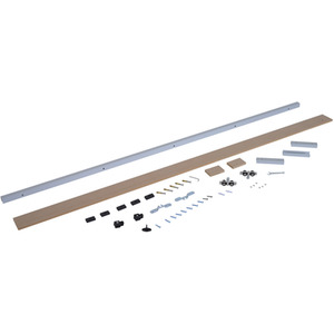 HOMCOM Sliding Barn Door Track - Brown by HOMCOM