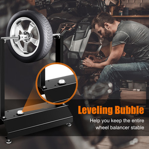 Motorcycle Wheel Balancer - Black by Costway