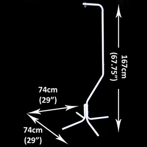 Bird Cage Stand - White by Actiaspet