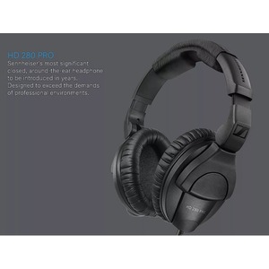 Sennheiser HD 280 PRO Over Ear Monitoring Headphones - Multicolour by Sennheiser