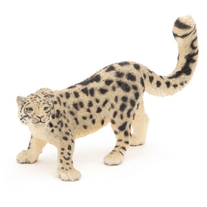 PAPO Wild Animal Kingdom Snow Leopard Toy Figure - Black by PAPO