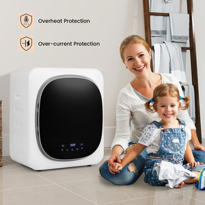 800W Compact Laundry Dryer - White by Costway