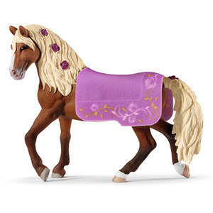 SCHLEICH Horse Club Paso Fino Stallion Horse Show Toy Figure - Purple by SCHLEICH