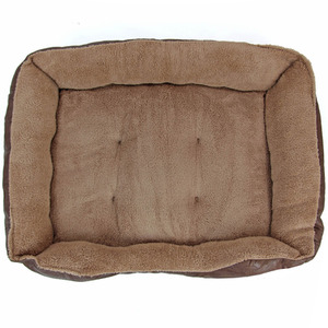 Faux Fur Dog Bed in Brown by Actiaspet
