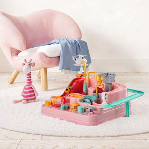 Car Race Tracks Toy Set by Livingandhome