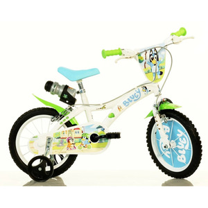 Dino Bluey 14in Kids Bike - White - White by Dino