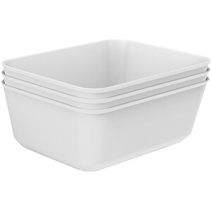 Pack of 3 Multi-Purpose Storage Trays - Medium