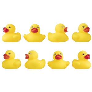 8 Piece Family Duck Bath Set - Yellow