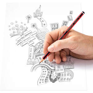 Pack of 6 Staedtler Tradition Sketching Pencils by Staedtler