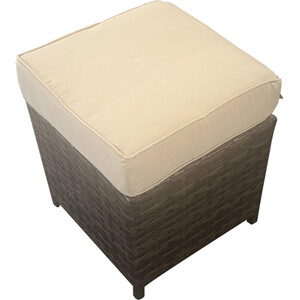 Carolina Adjustable Rattan Table Set - Brown