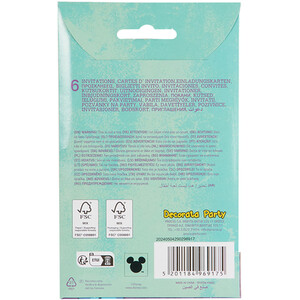 Stitch Invitations and Envelopes - Blue