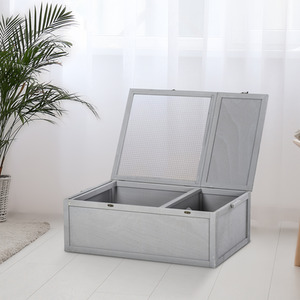 PawHut 94cm Wooden Reptile House - Natural wood by PawHut