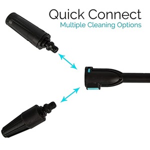 Pro-Kleen Pressure Jet Washer Power Wash With Foam Lance and Snow Foam - Black by Pro-Kleen