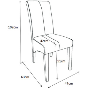 Pair of Verona Dining Chairs - Grey
