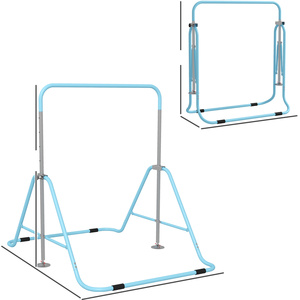 HOMCOM Kids Gymnastics Bar with Adjustable Height by HOMCOM