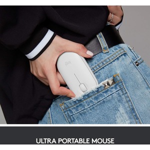 Logitech Pebble i345 Bluetooth Mouse - White by Logitech