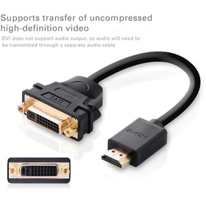Ugreen HDMI to DVI-I 24 plus 5 Adapter - Black by UGREEN
