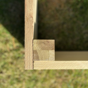 Raised Wooden Vegetable Bed - Natural / 2 x Wooden Raised Vegetable Bed by Selections