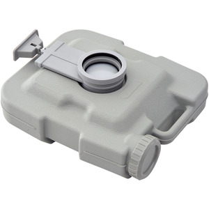 HOMCOM 10L Portable Travel Toilet - Grey by HOMCOM