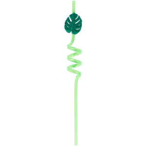 Pack of 4 Eden Leaf Straws - Green