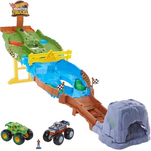 Hot Wheels Monster Trucks Wreckin' Raceway - Turquoise by Hot Wheels