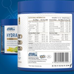 Hydration Electrolyte and Vitamin Powder - Lemon and Lime / Lemon and Lime by Applied Nutrition