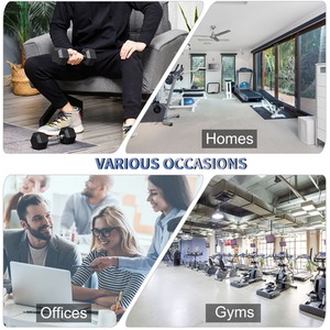 HOMCOM Hex Dumbbell Rubber Weights Sets - Black-2x4kg / 8.1kg by HOMCOM