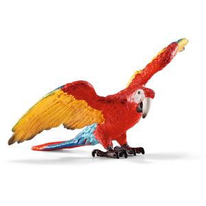 SCHLEICH Wild Life Macaw Toy Figure - Black by SCHLEICH