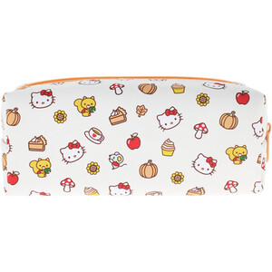 Pumpkin Hello Kitty Pencil Case - White and Orange by Hello Kitty