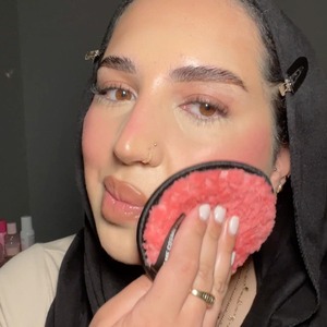 Eco Makeup Cosmetic Pad Bundle - Black & Pink by Give Me Cosmetics